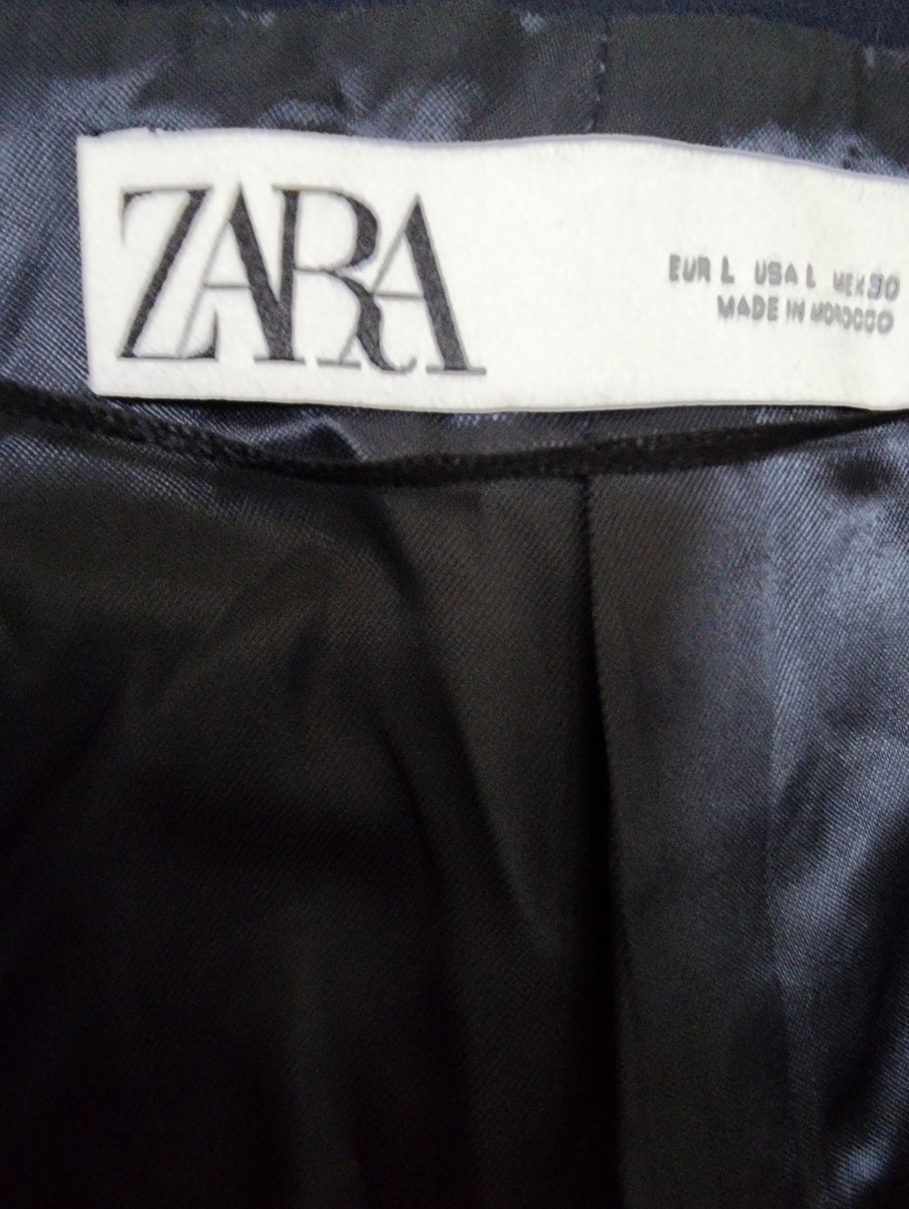 ZARA Navy Tailored Vest - Picture 5 of 9